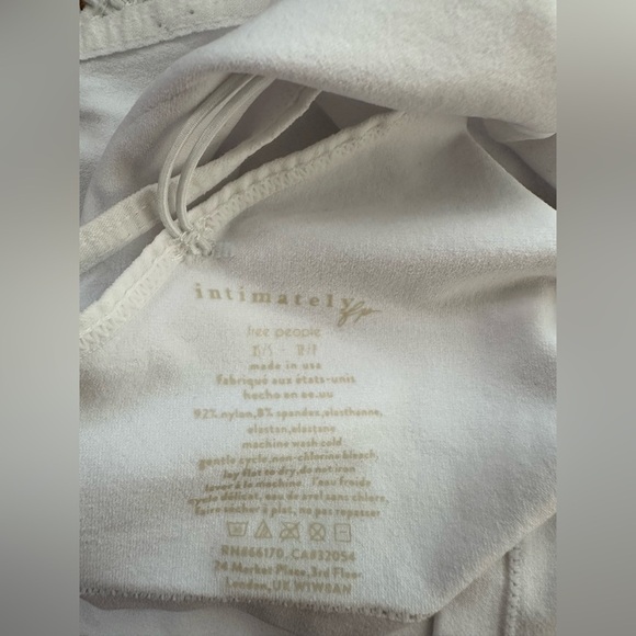 Free People White Strappy Back Crop Top XS / S - Picture 4 of 4